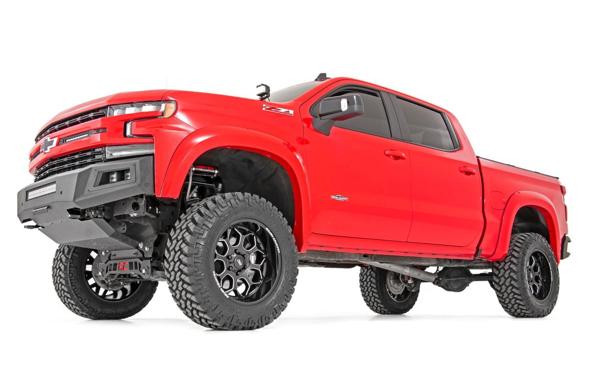 Chevrolet Tahoe Wheel - Rough Country - 96 Series | One-Piece | 8-spoke - Gloss Black - '95-'23